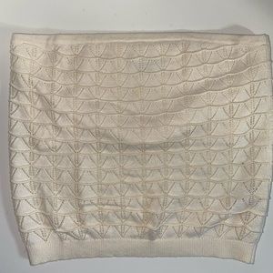 COPY - american eagle white tube top/crop top